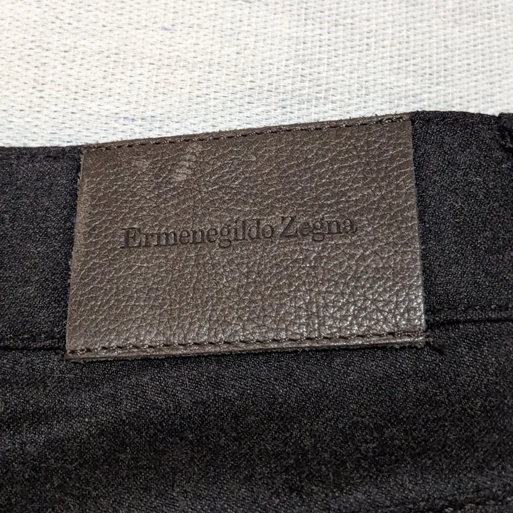 Wool Zegna pants mens 32 27 - Picture 10 of 16